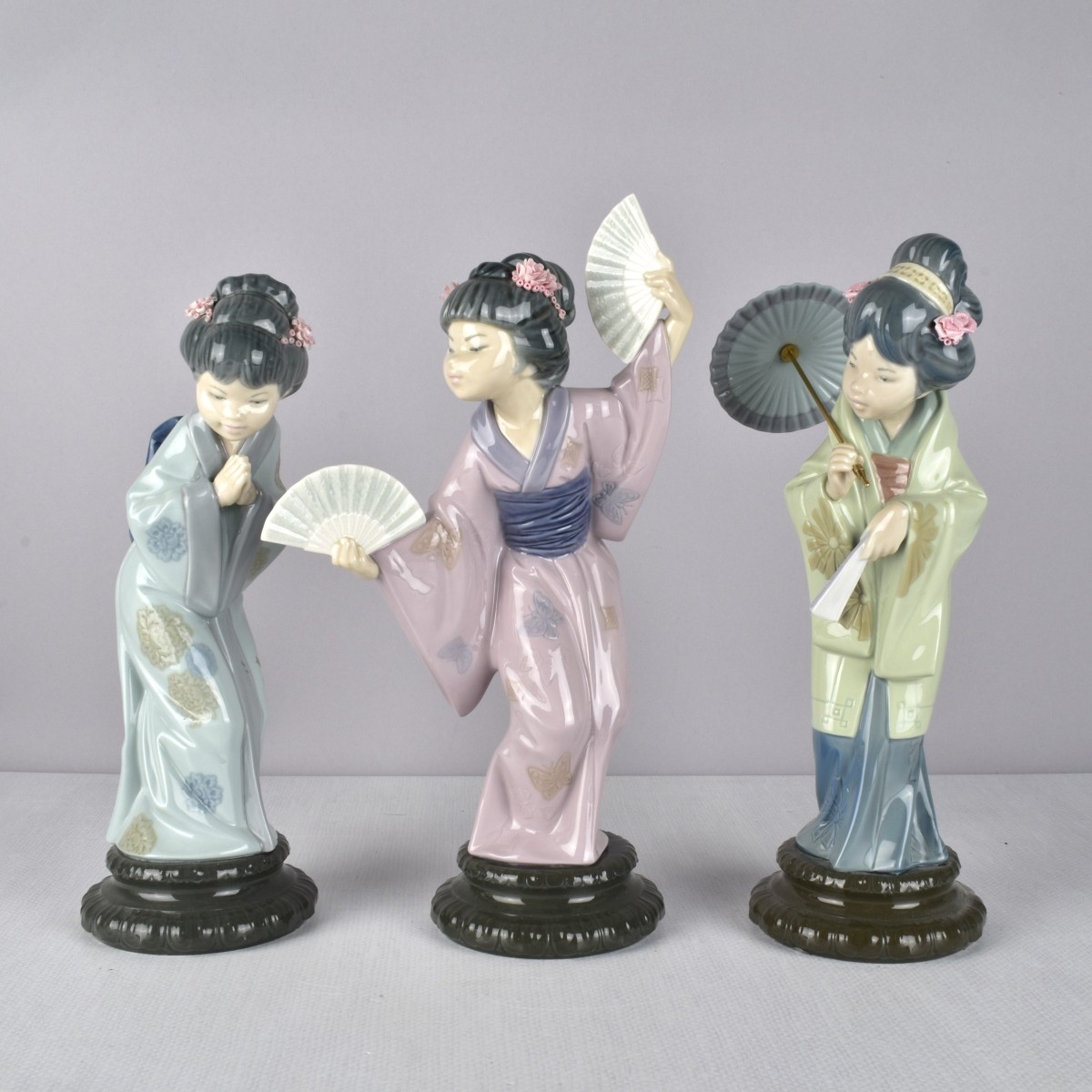 Lladro Glazed Porcelain Figurines