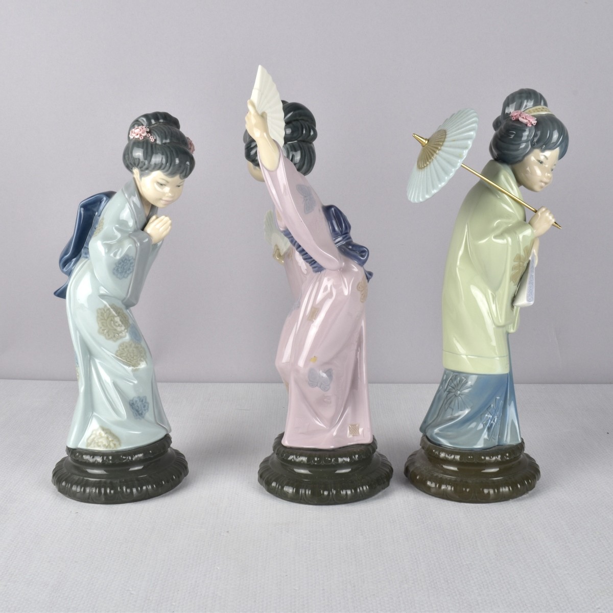 Lladro Glazed Porcelain Figurines