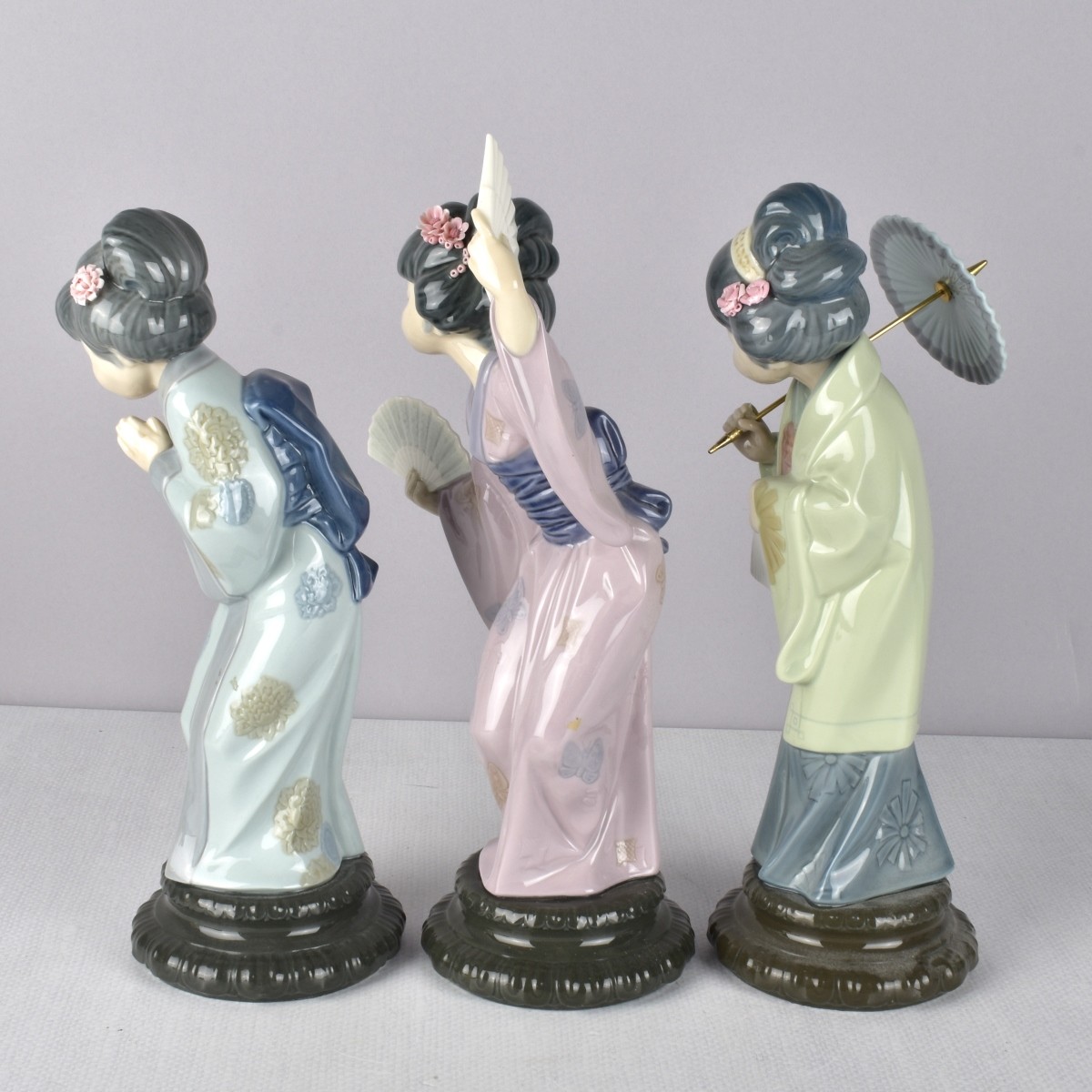 Lladro Glazed Porcelain Figurines