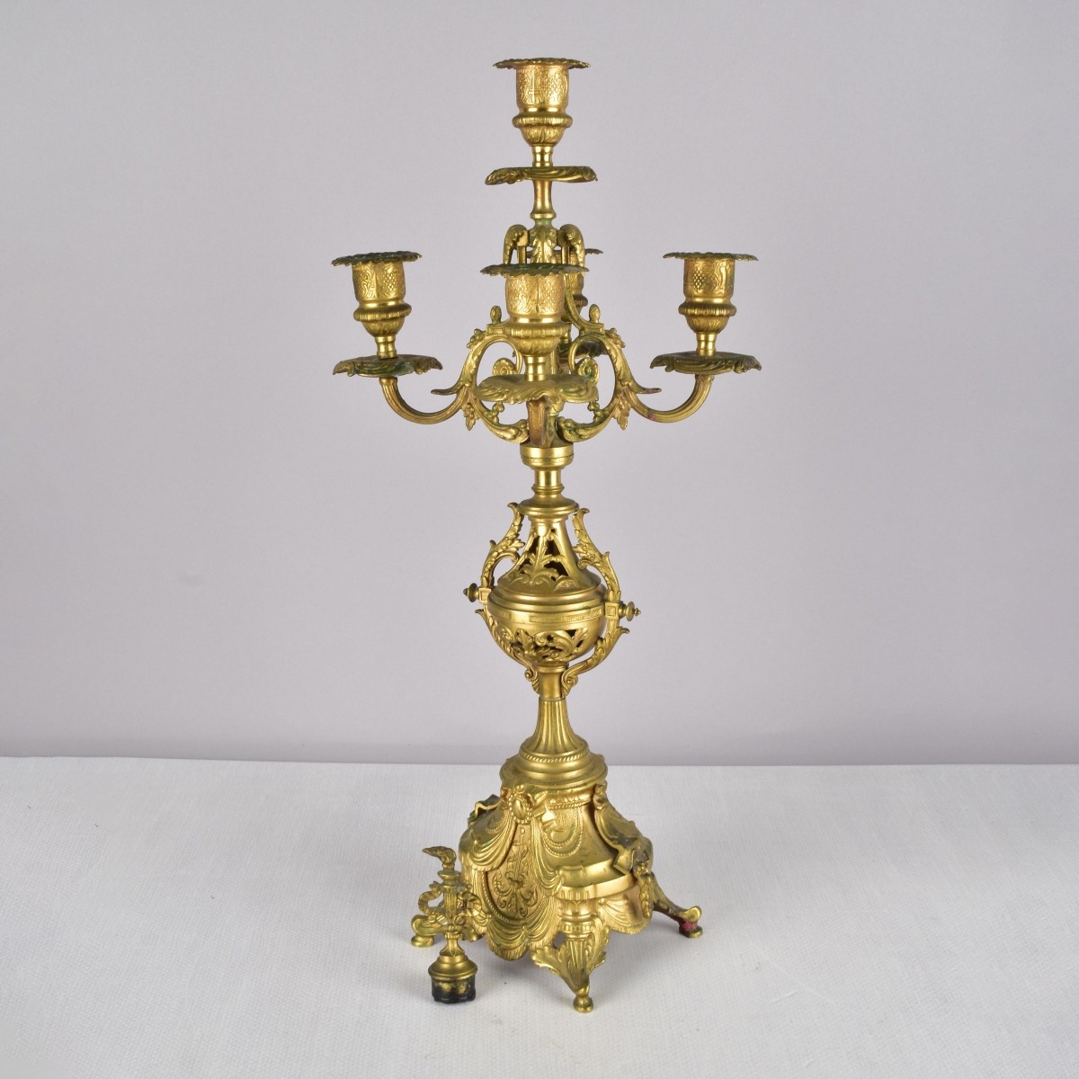 Pair of Antique German Candelabra