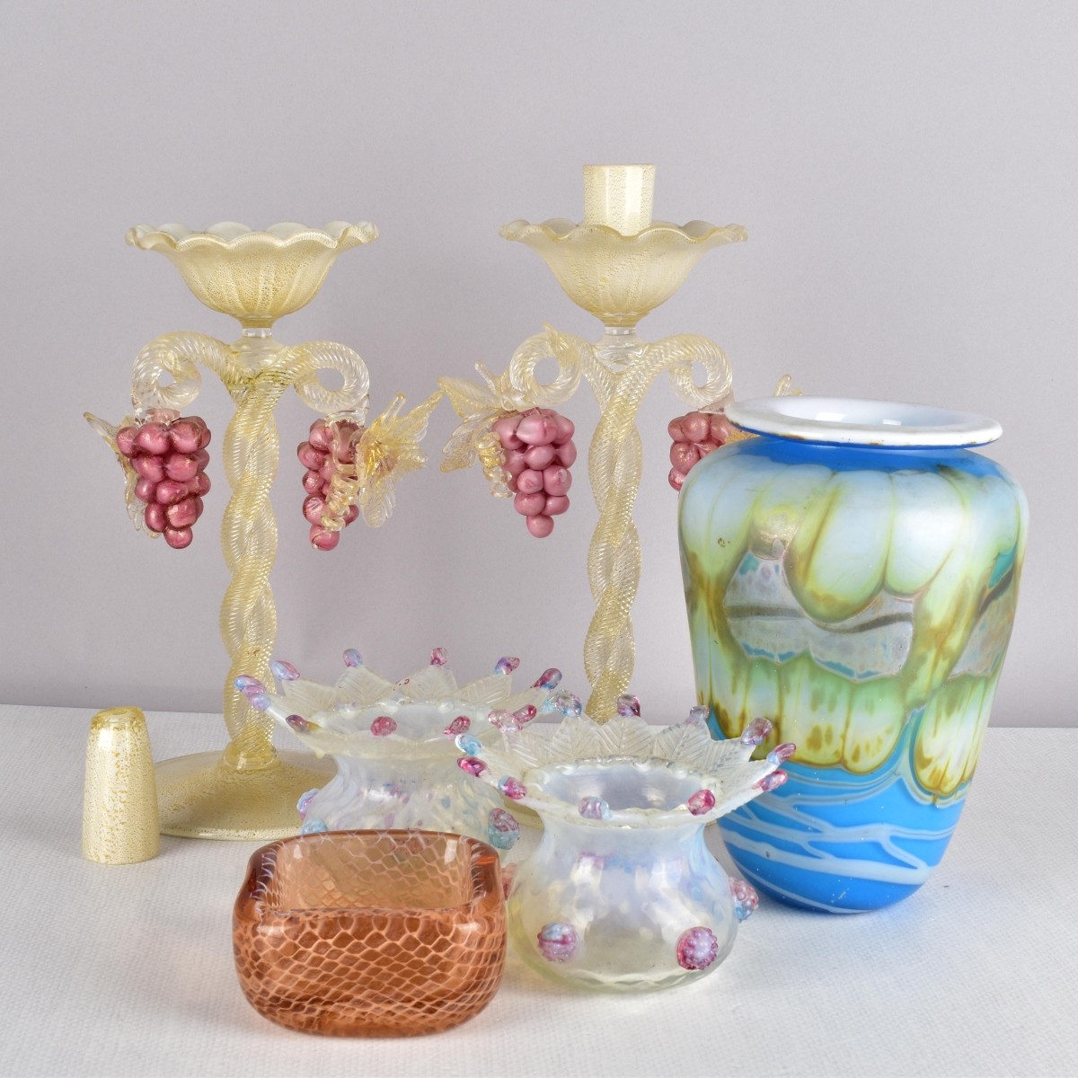 Vintage Art Glass Pieces