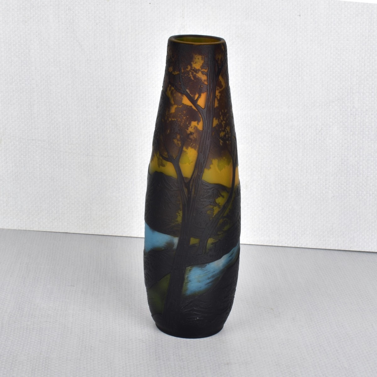 Galle-Style Cameo Glass Vase