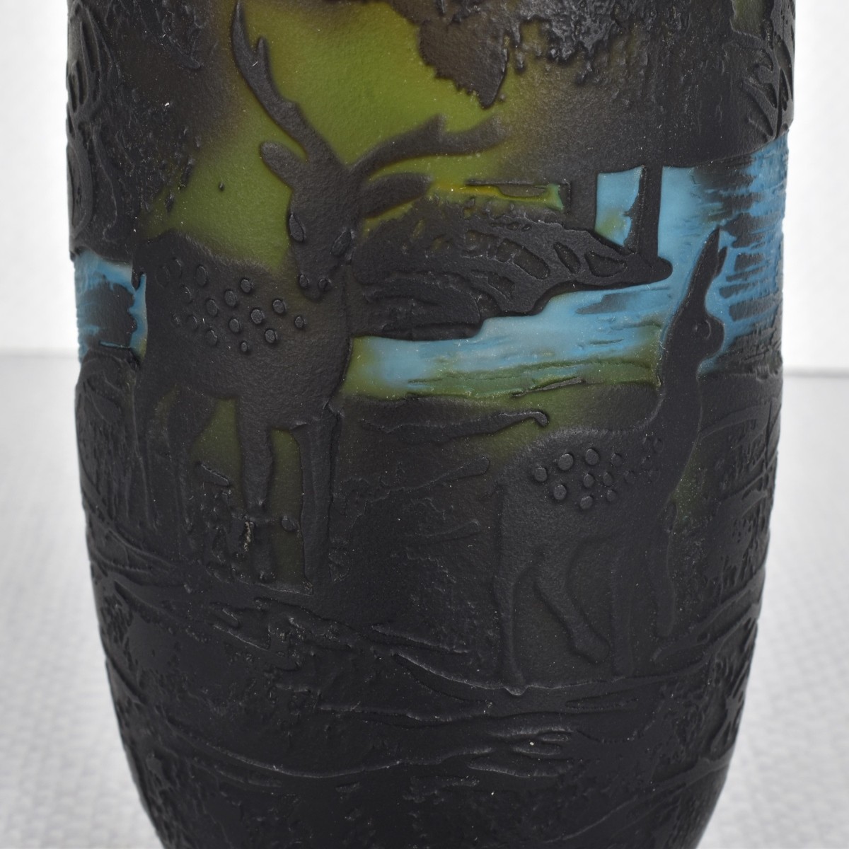 Galle-Style Cameo Glass Vase