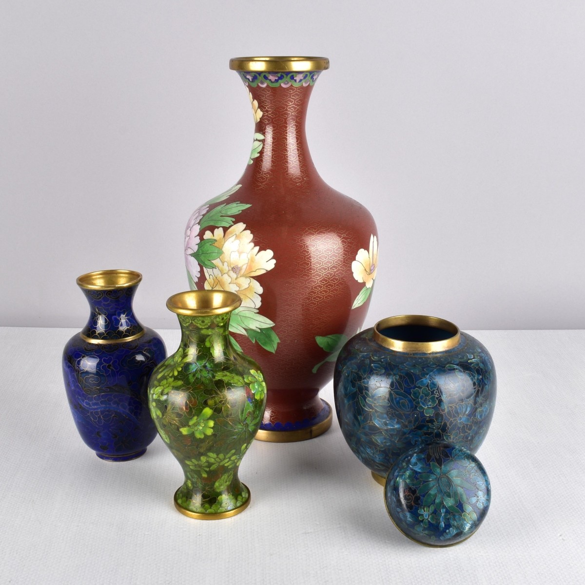 Vintage Japanese Cloisonne Pieces