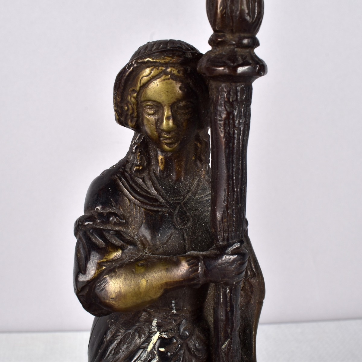 Renaissance Style Bronze Candlesticks