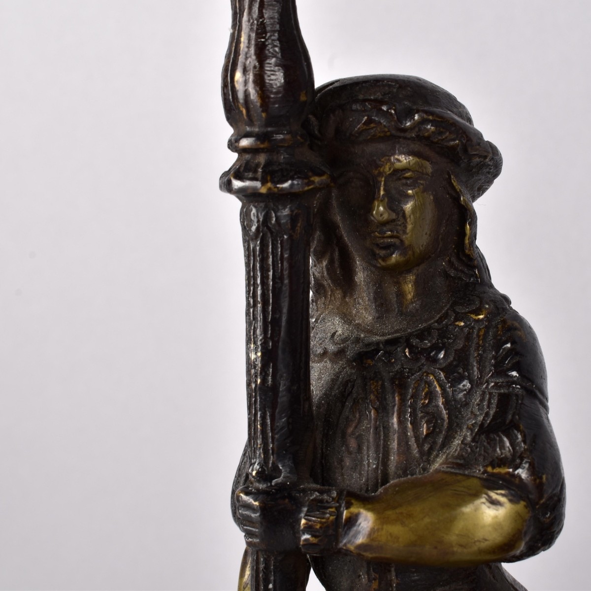 Renaissance Style Bronze Candlesticks