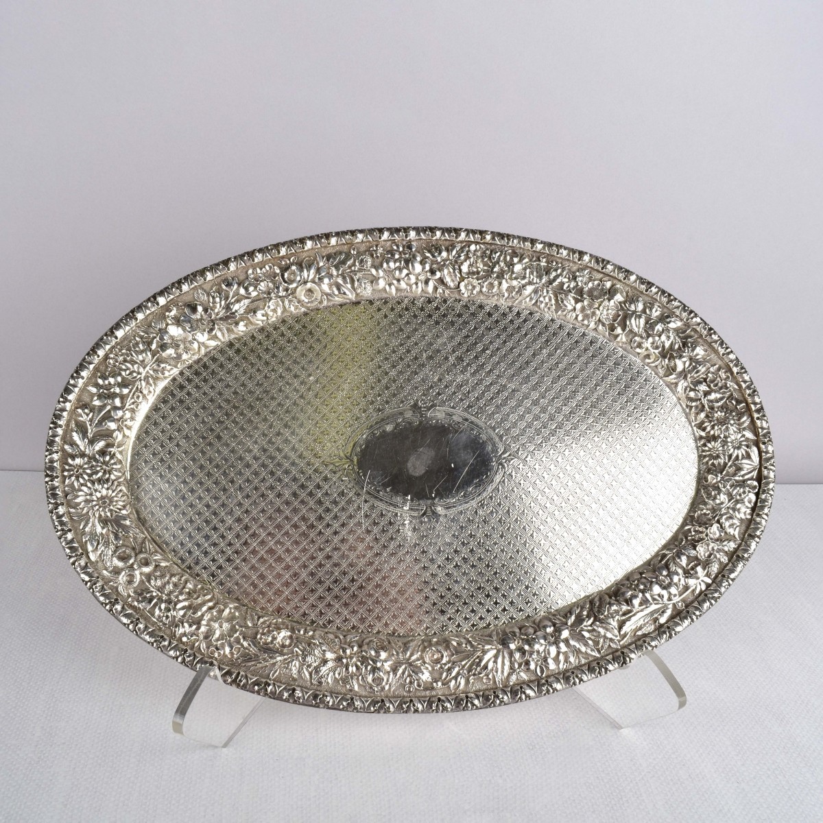 Kirk Repousse Sterling Silver Tray