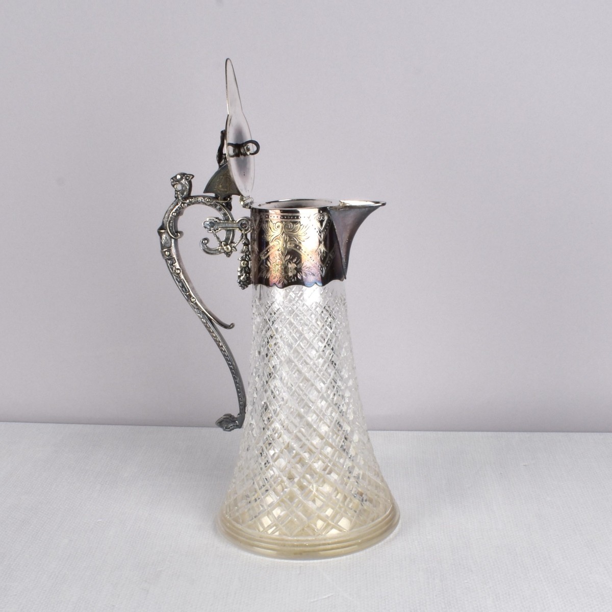 English Crystal Claret Jug