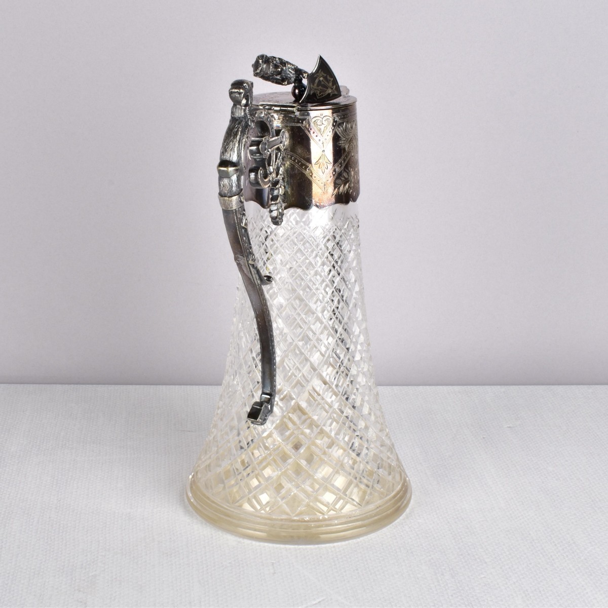 English Crystal Claret Jug