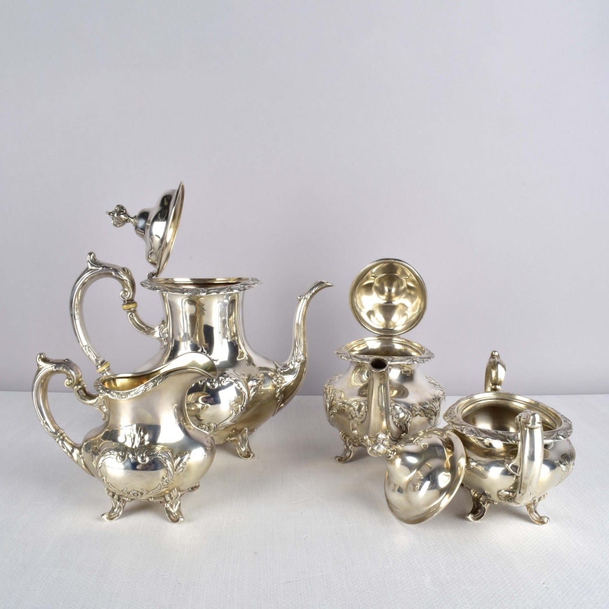 Reed and Barton Sterling Tea Service