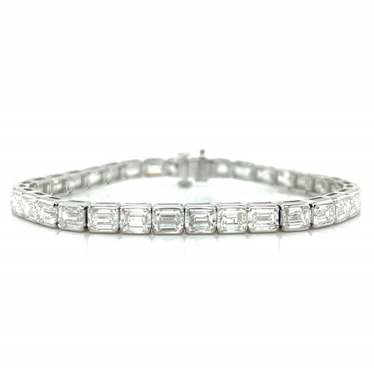 Diamond and Platinum Tennis Bracelet