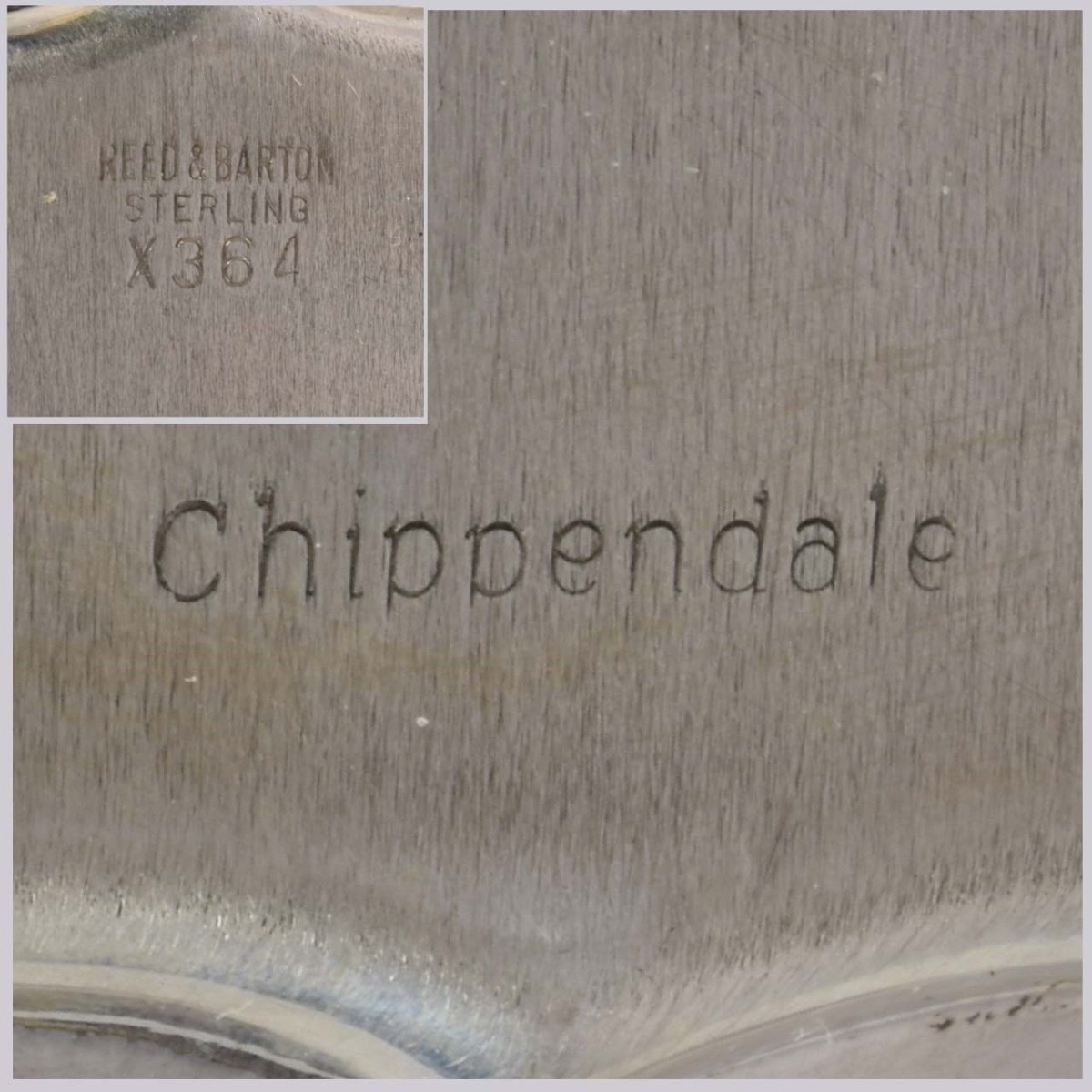 Reed and Barton "Chippendale" Tray