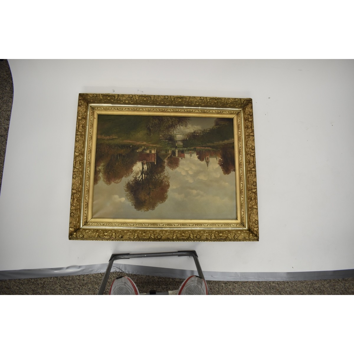 Antique Dutch School Oil on Canvas