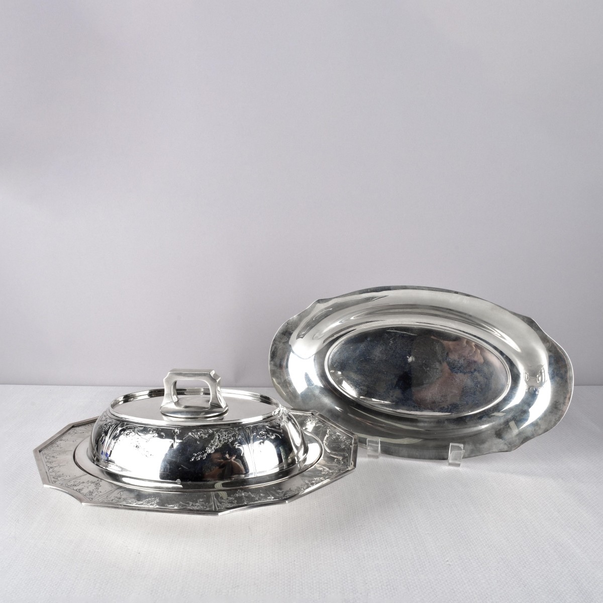 Jennings Sterling Silver Covered Serving Dish