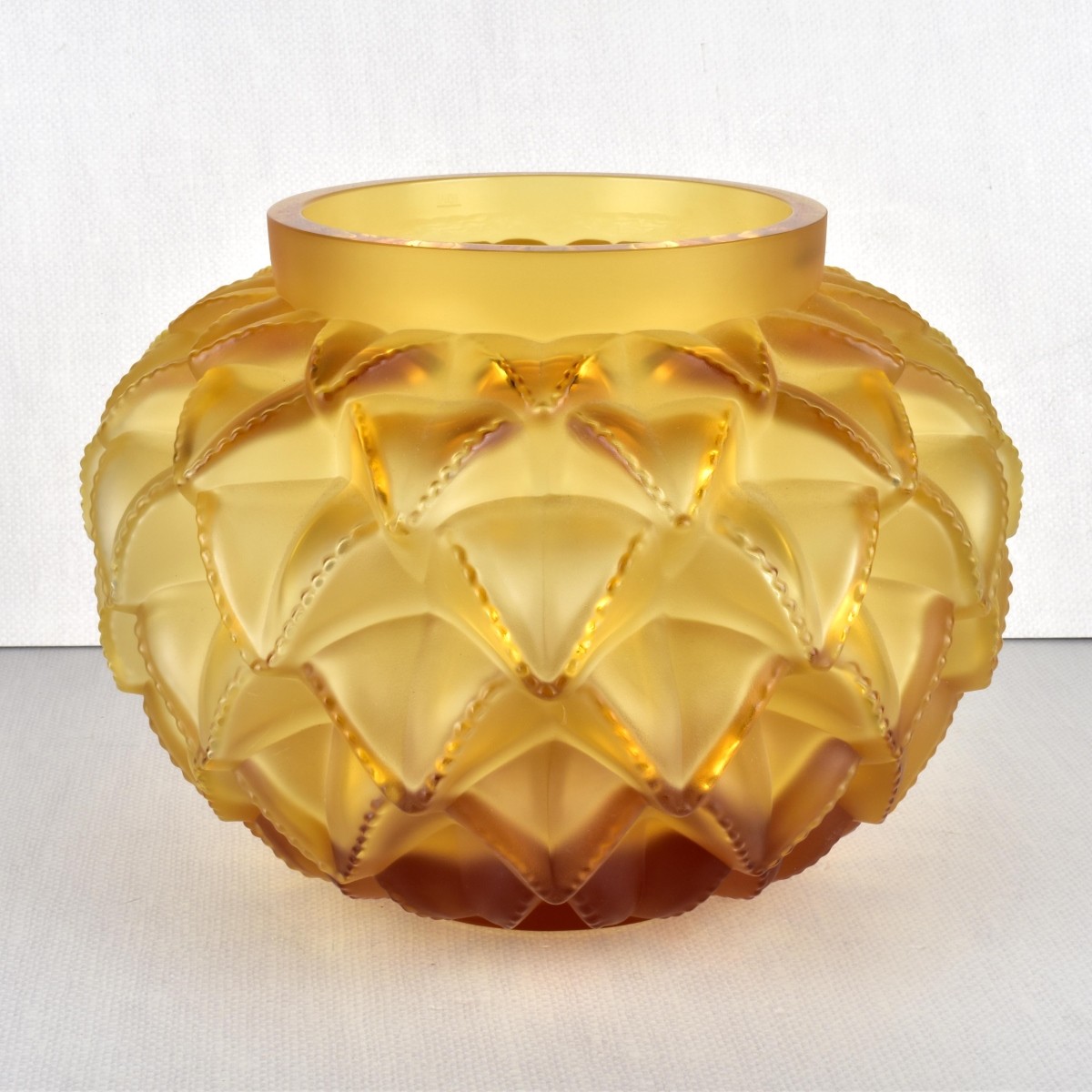 Lalique "Languedoc" Crystal Vase