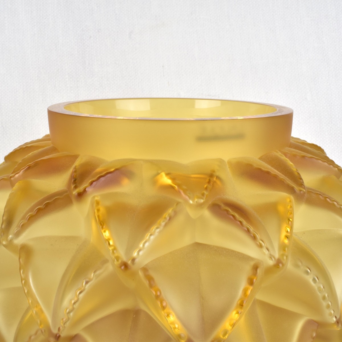 Lalique "Languedoc" Crystal Vase