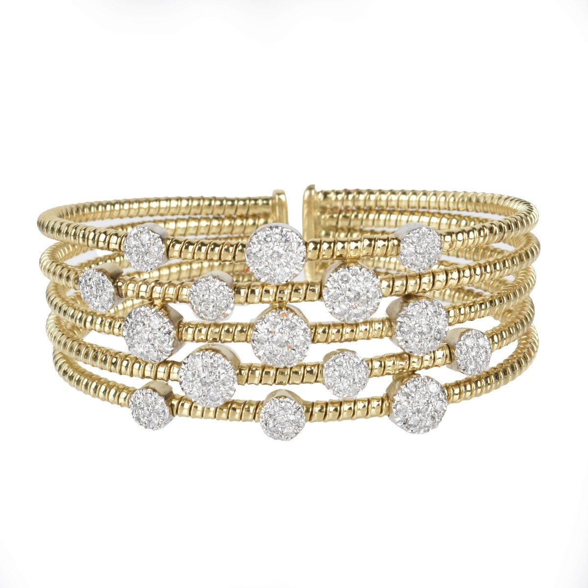 Diamond and 18K Bracelet