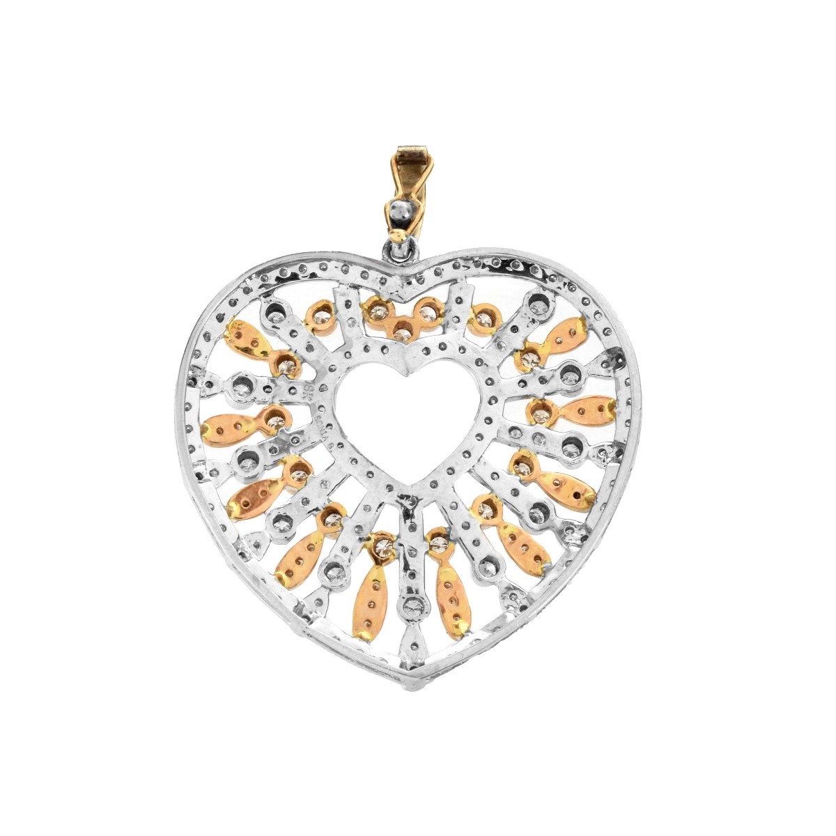 Diamond and 18K Pendant / Brooch