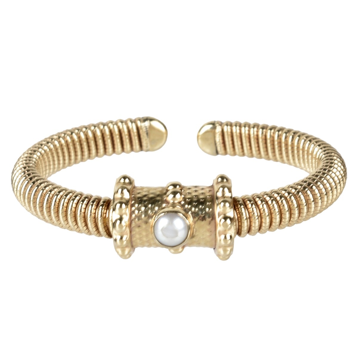 14K and Pearl Bracelet