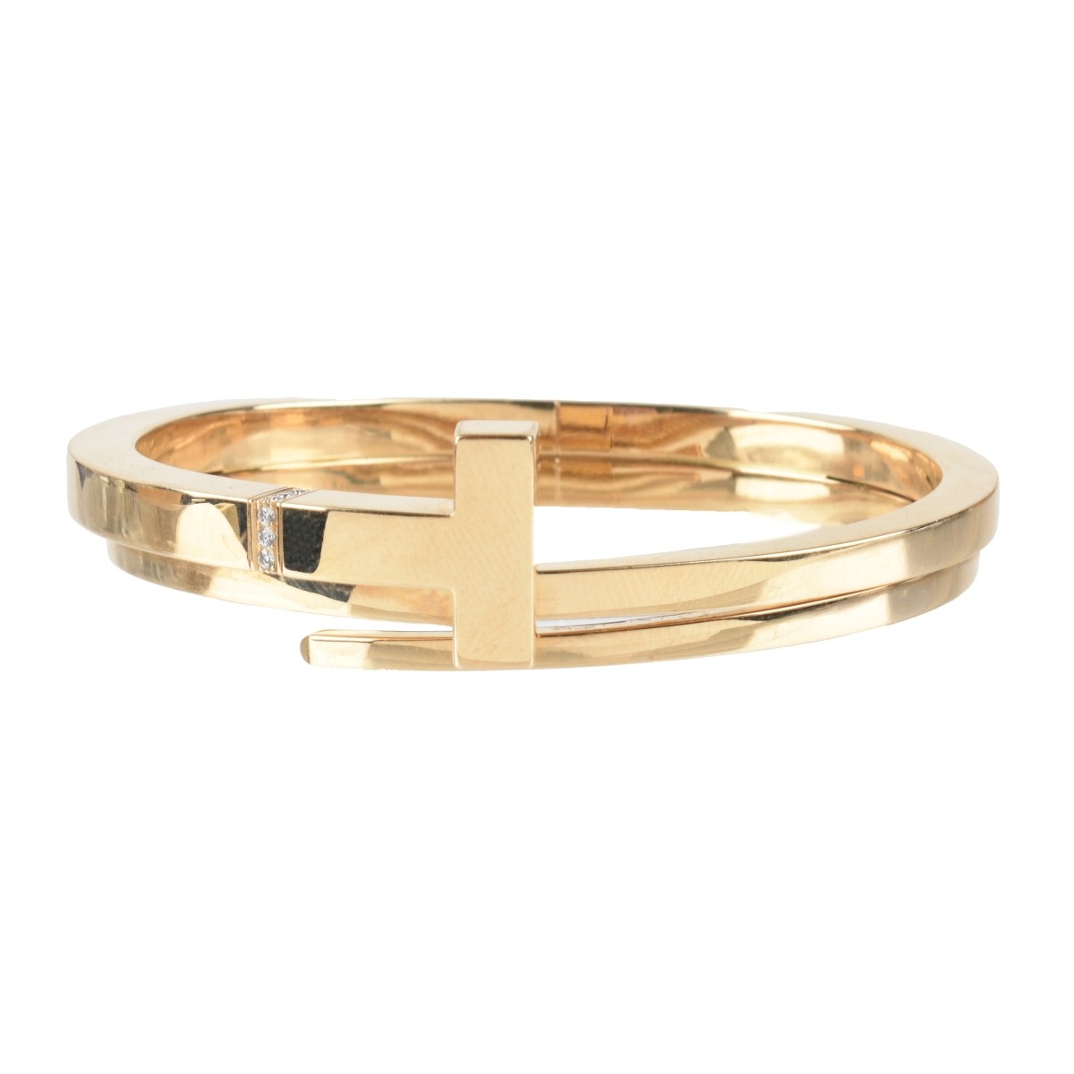 Tiffany & Co 18K "T" Bracelet