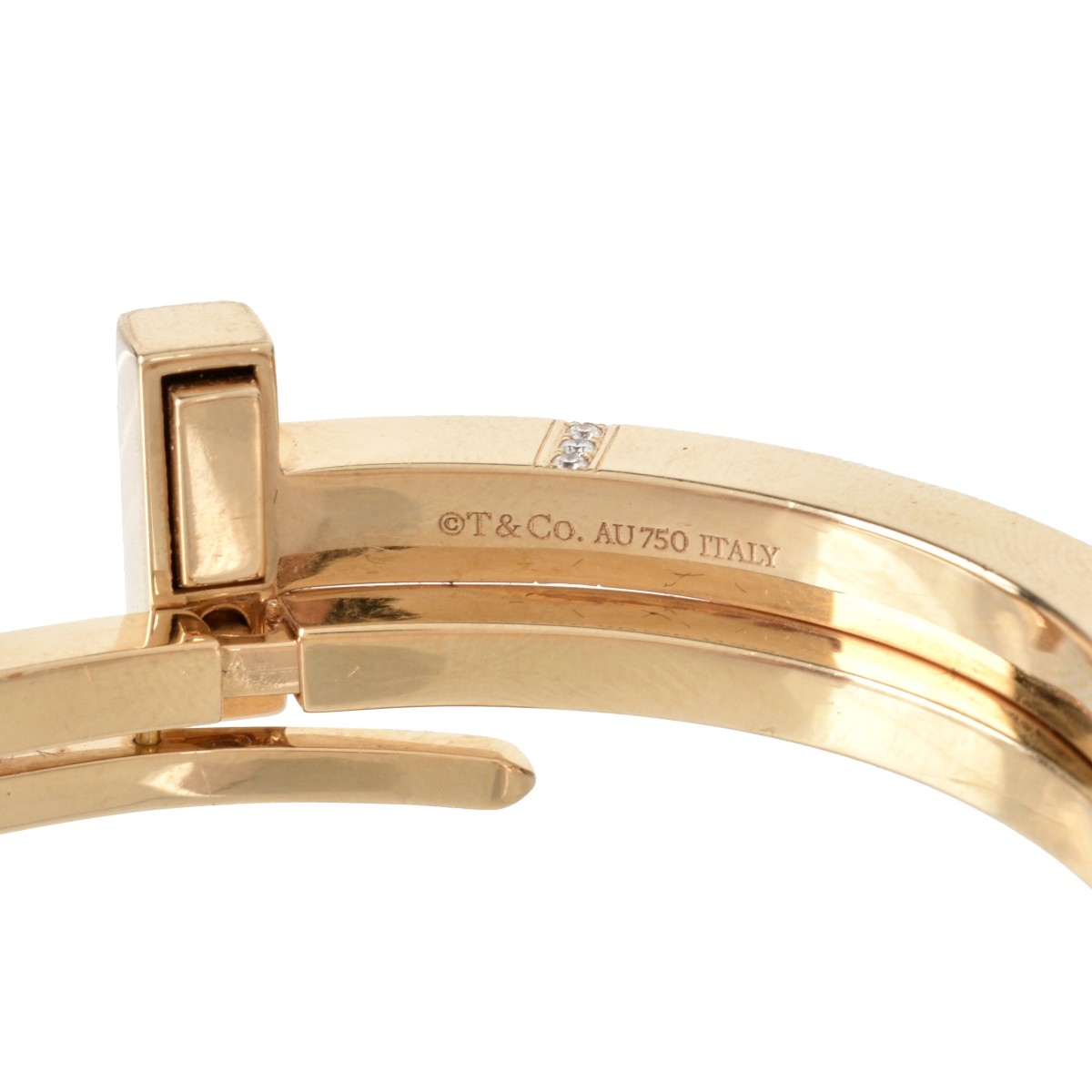 Tiffany & Co 18K "T" Bracelet