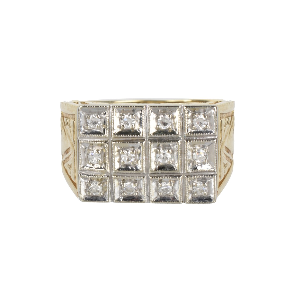 Diamond and 18K Ring