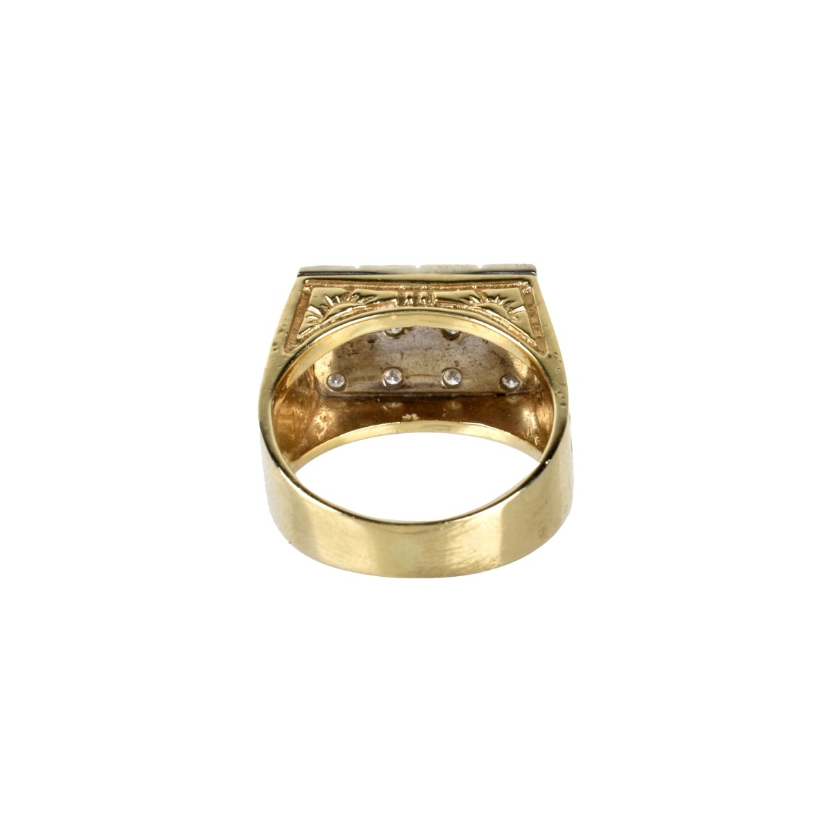 Diamond and 18K Ring