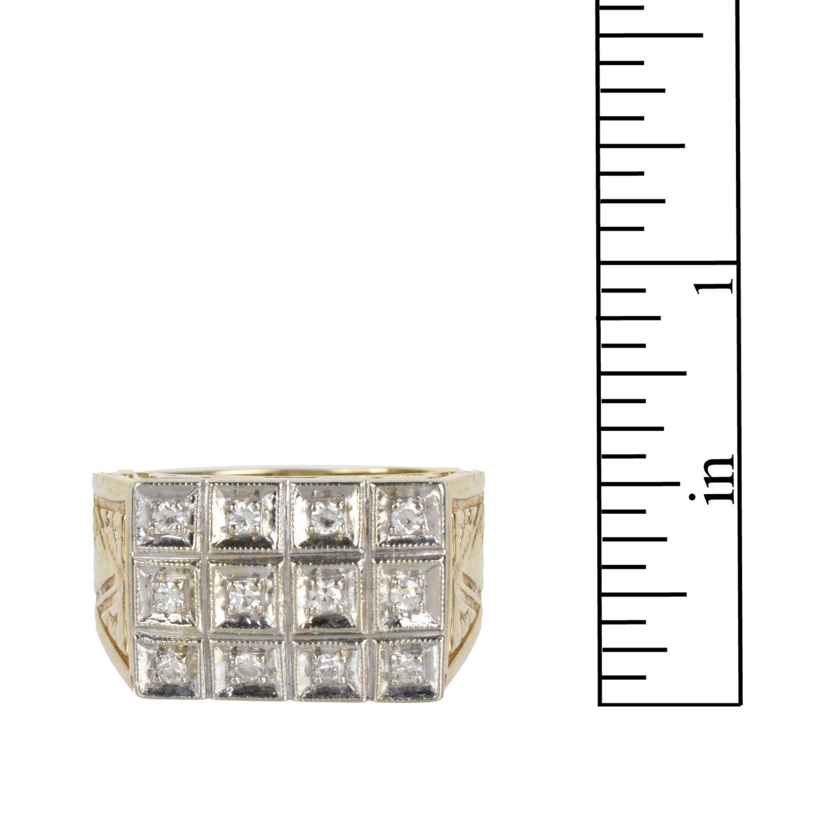 Diamond and 18K Ring