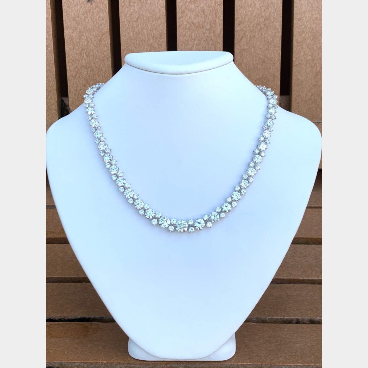 Diamond and Platinum Necklace