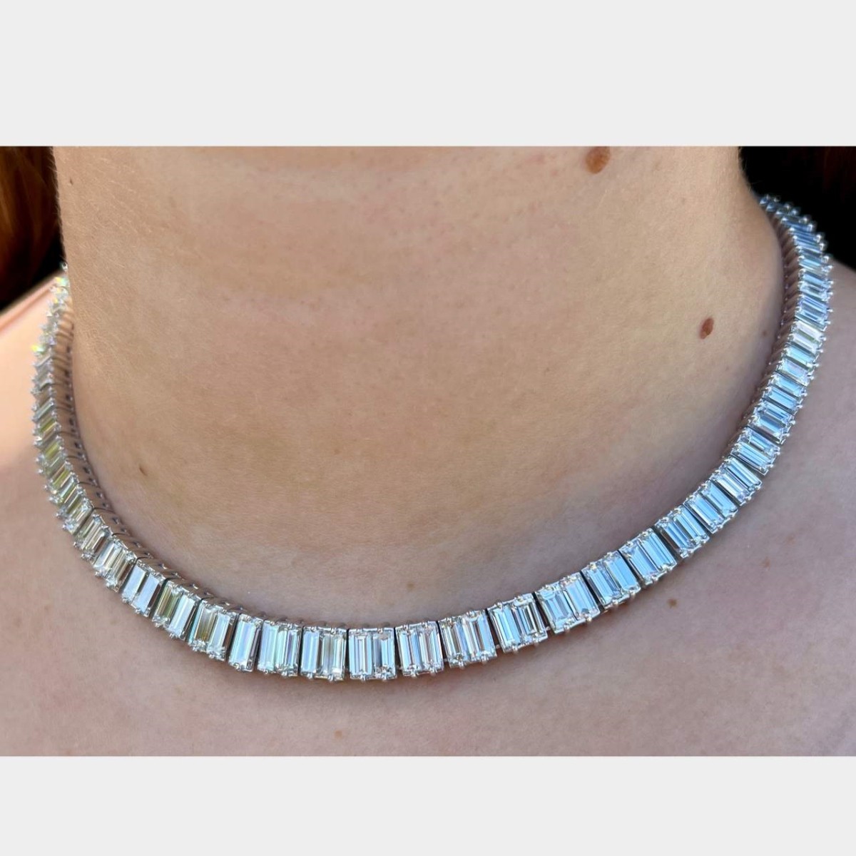 Diamond and Platinum Necklace