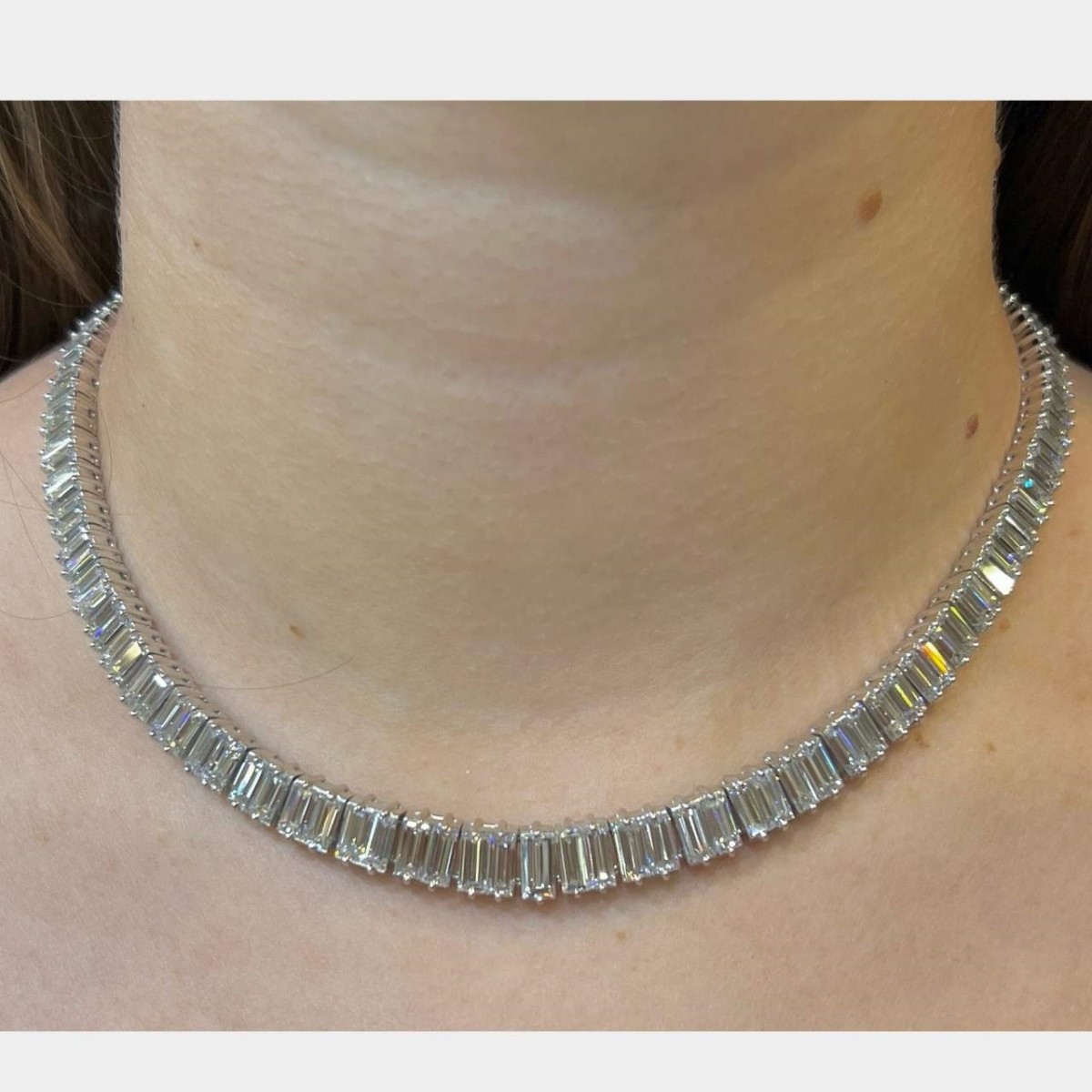 Diamond and Platinum Necklace