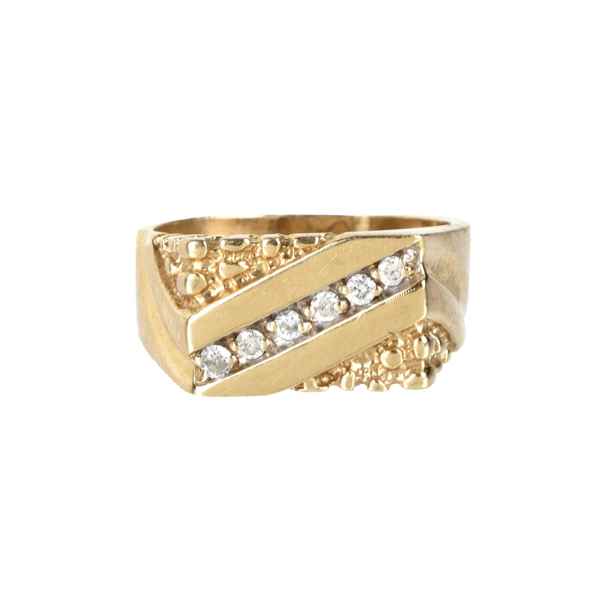 Diamond and 14K Ring