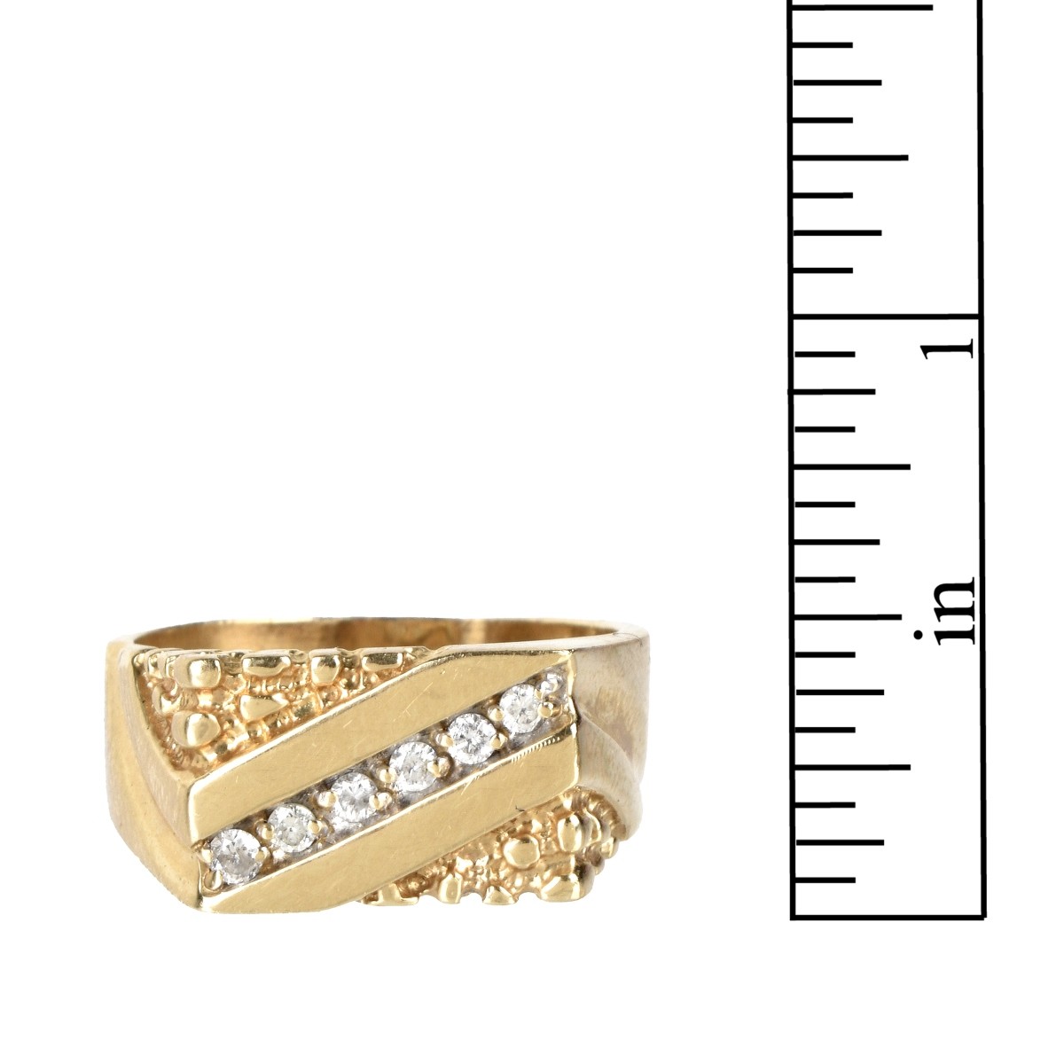 Diamond and 14K Ring