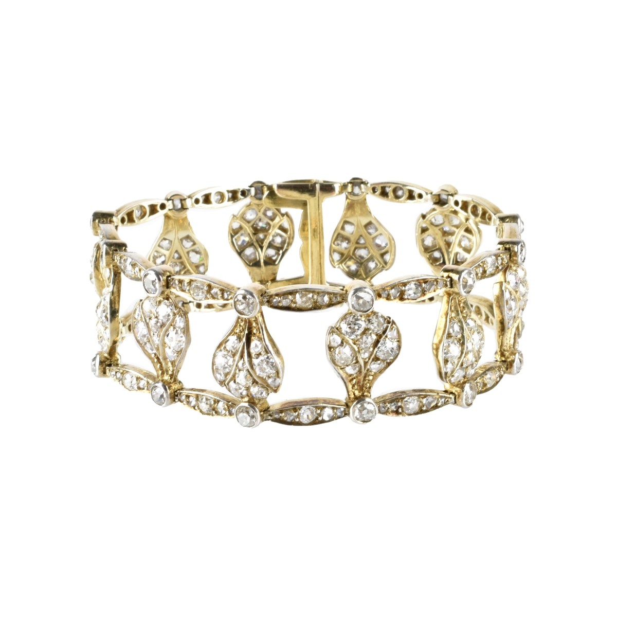 Antique Diamond and 14K Bracelet