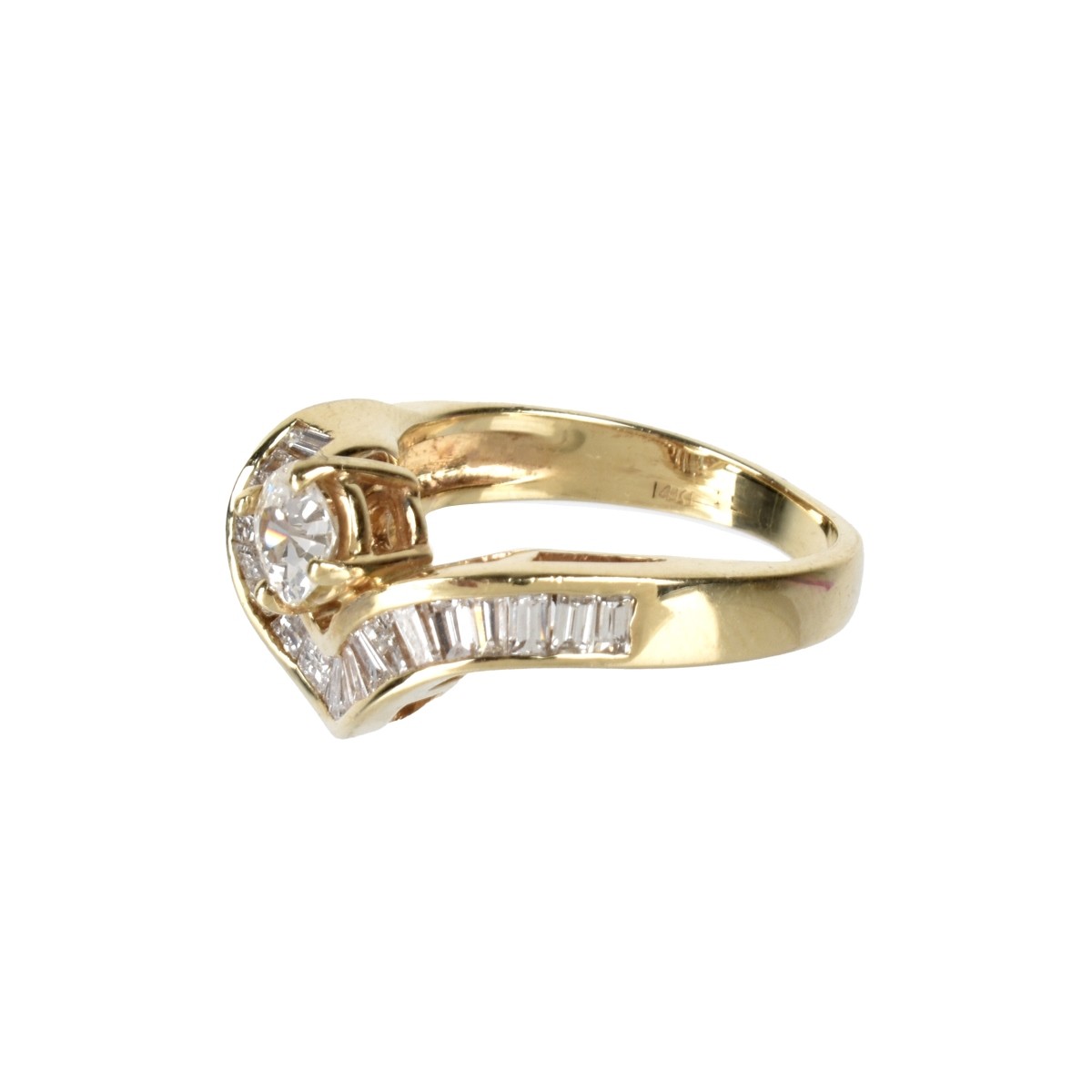 Diamond and 14K Ring