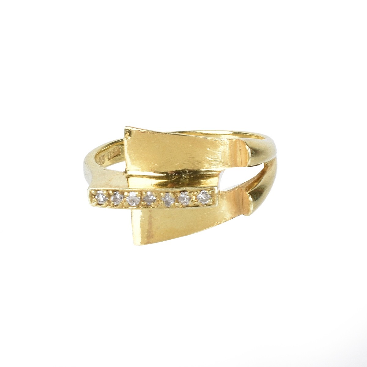 Diamond and 14K Ring