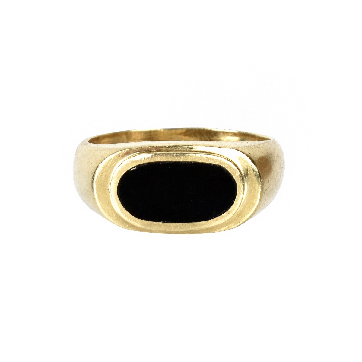 Onyx and 14K Ring