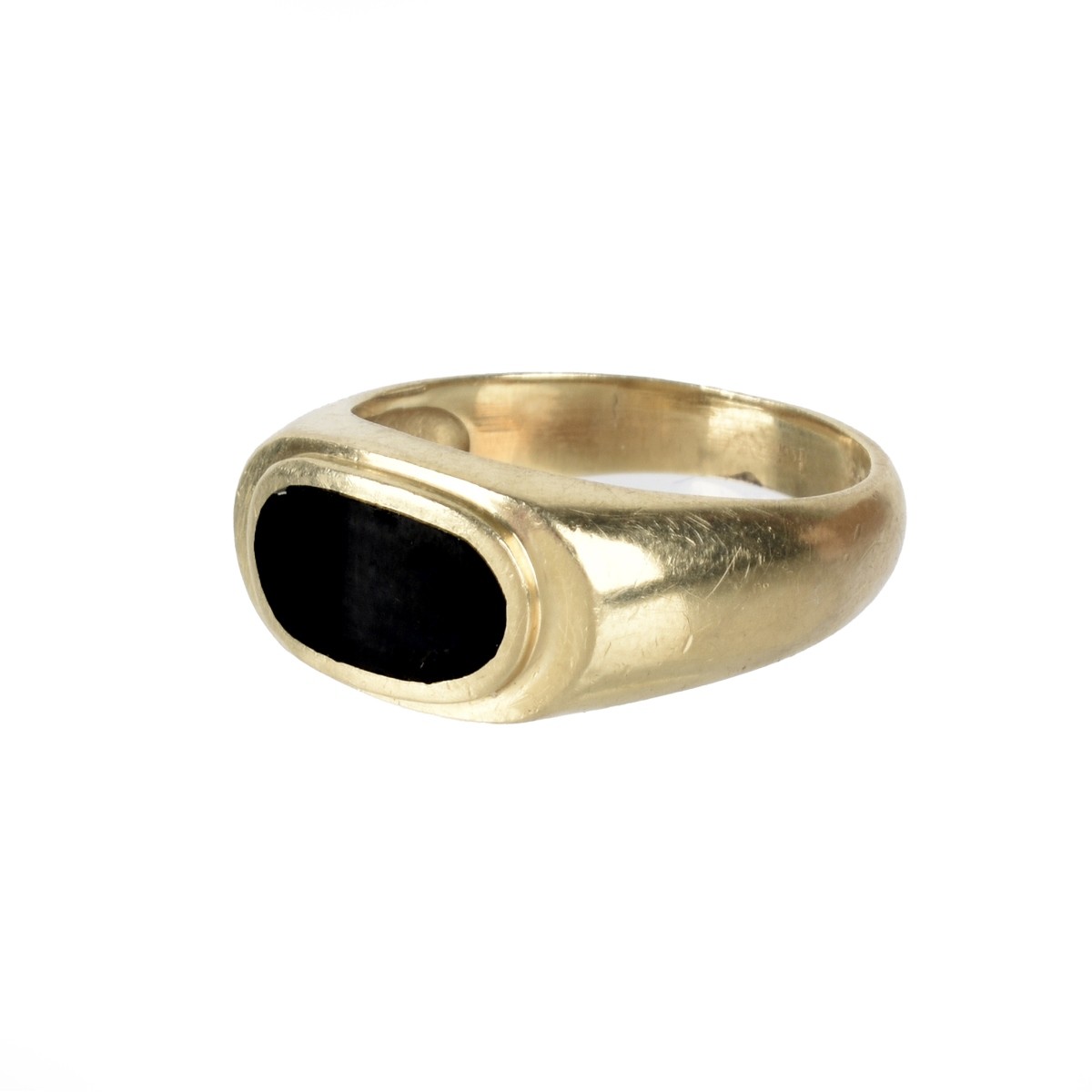 Onyx and 14K Ring