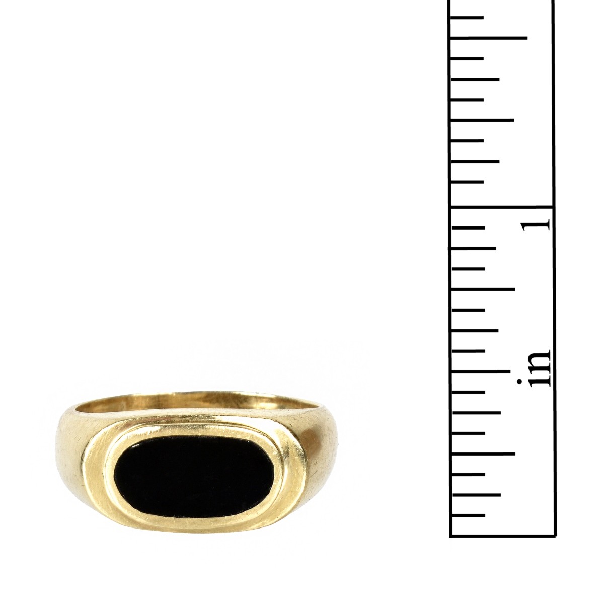 Onyx and 14K Ring