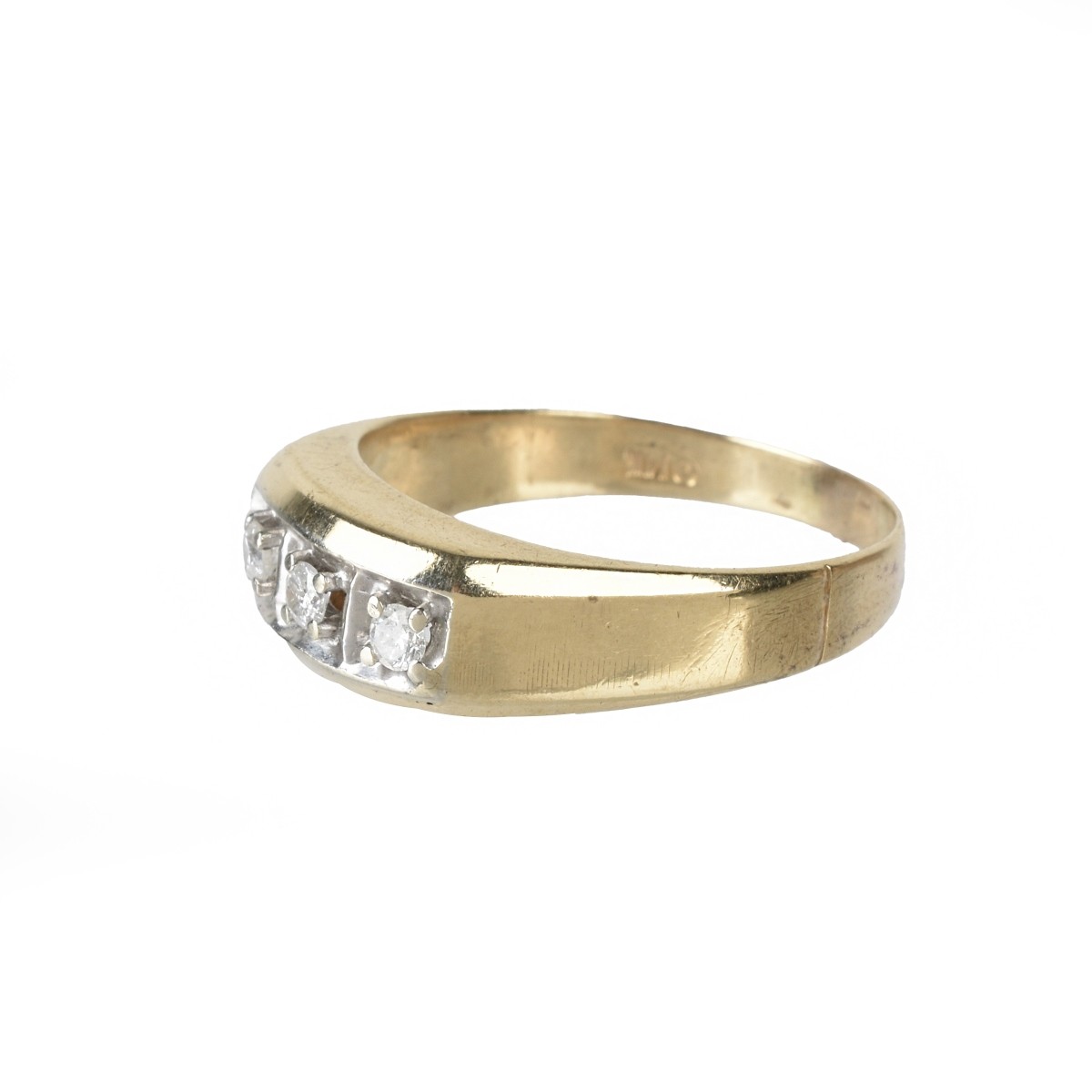 Diamond and 14K Ring