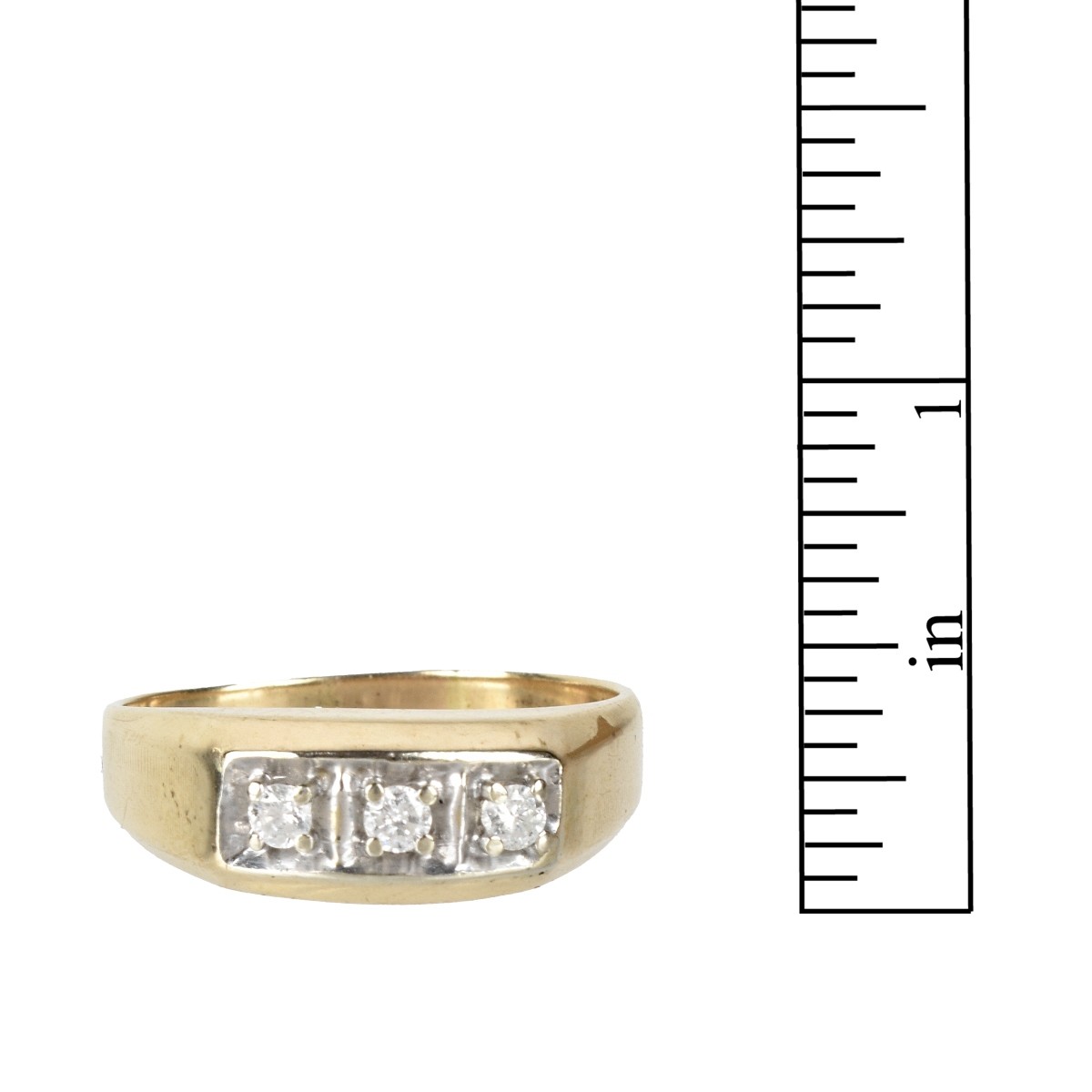 Diamond and 14K Ring