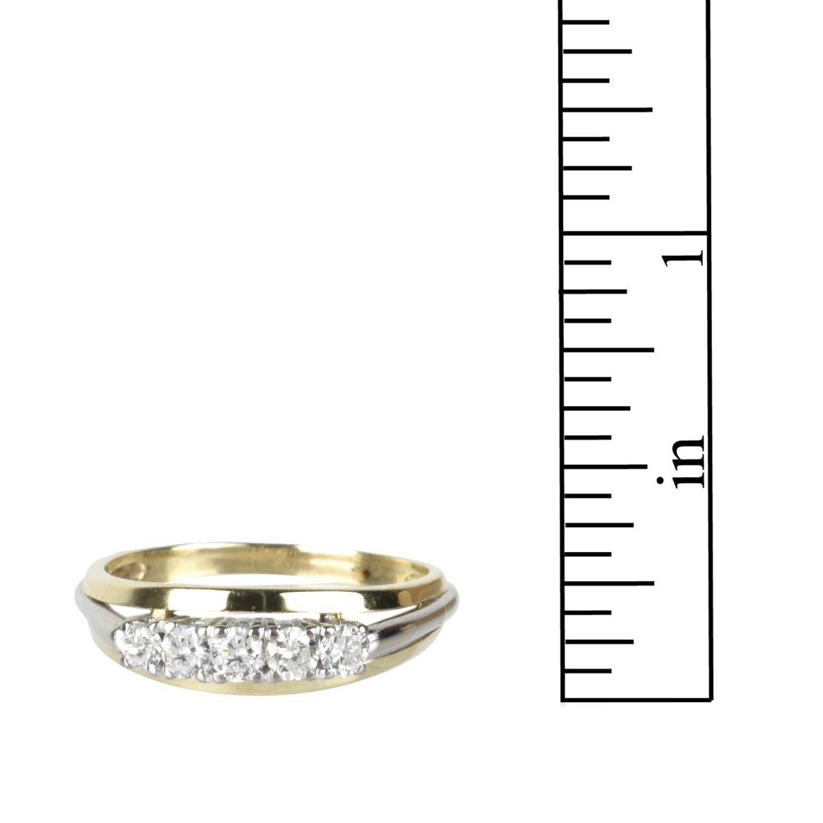 Diamond and 14K Ring