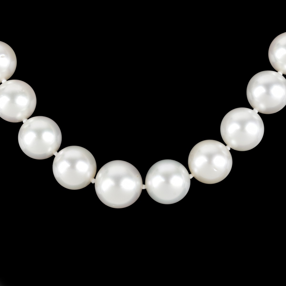 Pearl, Diamond and 14K Necklace