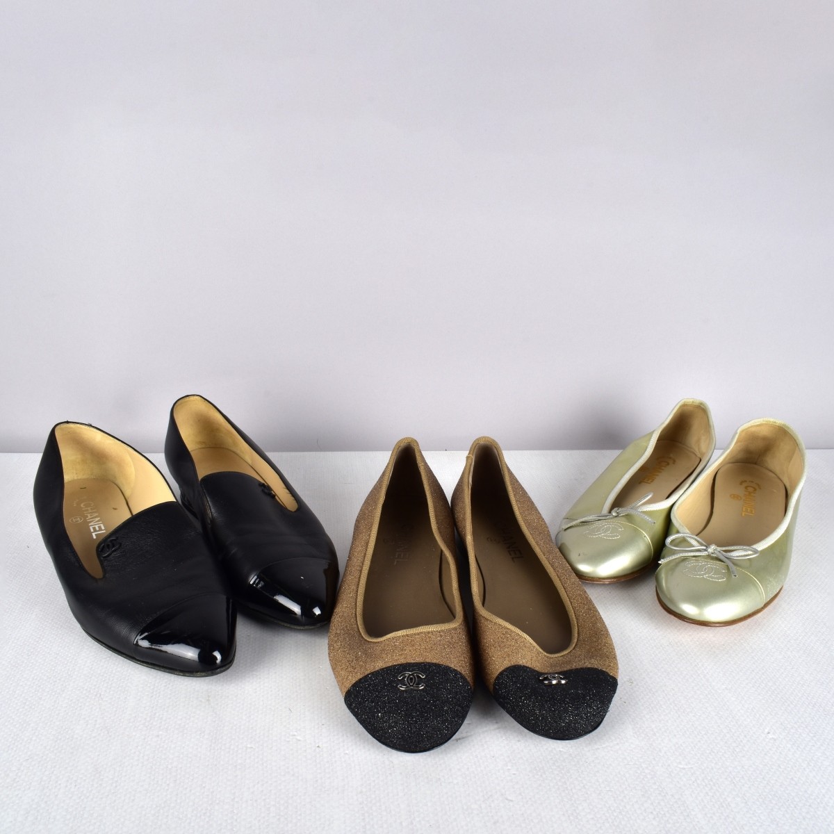 Three Pair Manolo Blahnik Shoes