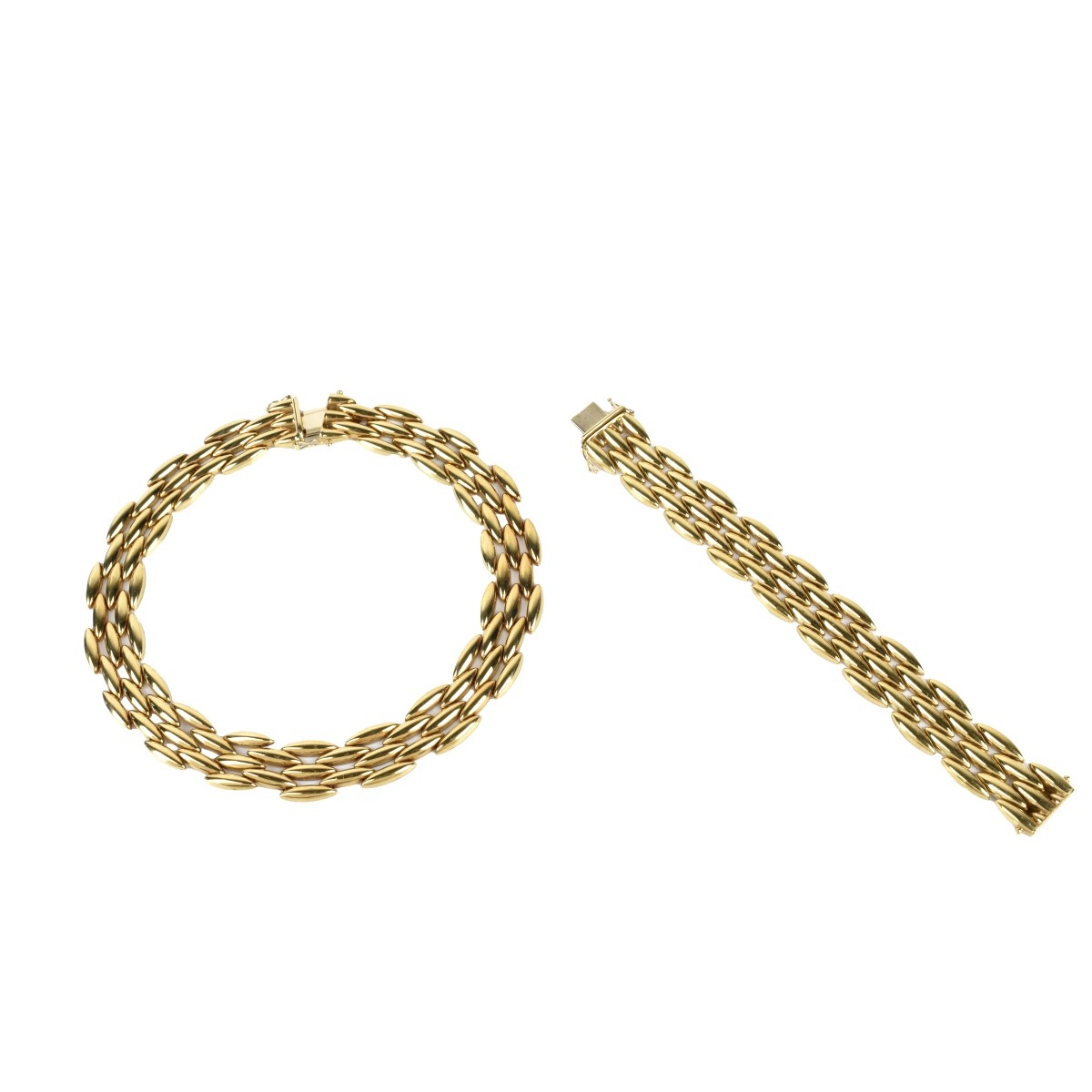 Cartier "Gentiane" Necklace & Bracelet