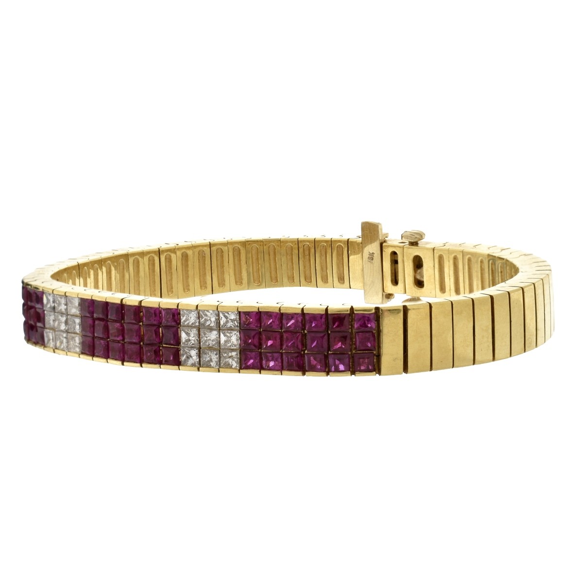 Ruby, Diamond and 18K Bracelet