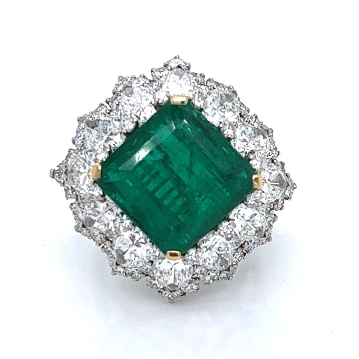 Bulgari Emerald and Diamond Ring