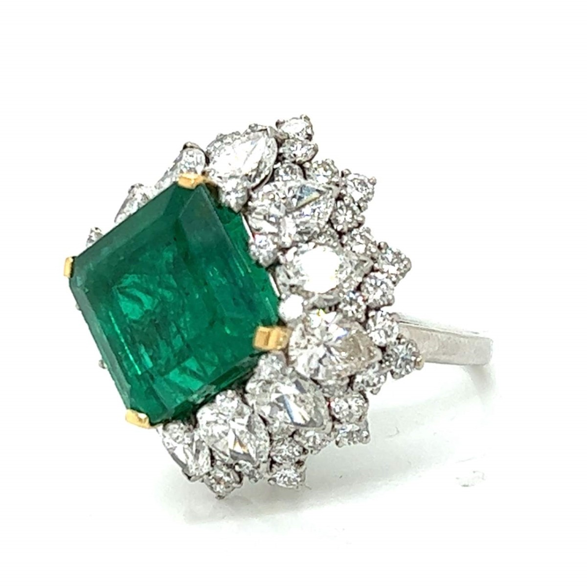 Bulgari Emerald and Diamond Ring