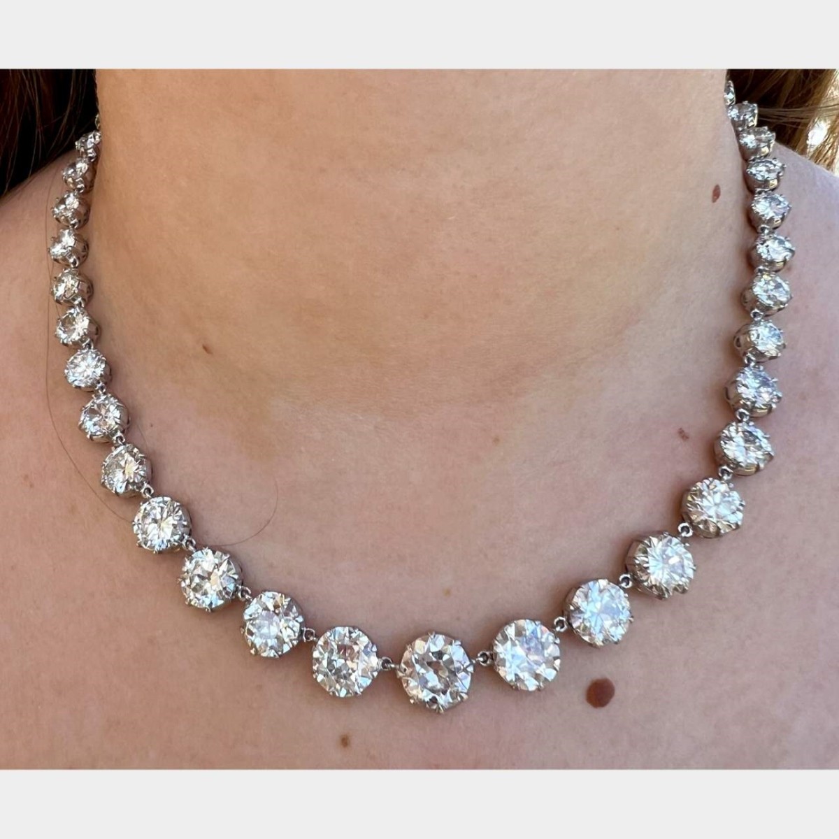 Diamond and Platinum Necklace