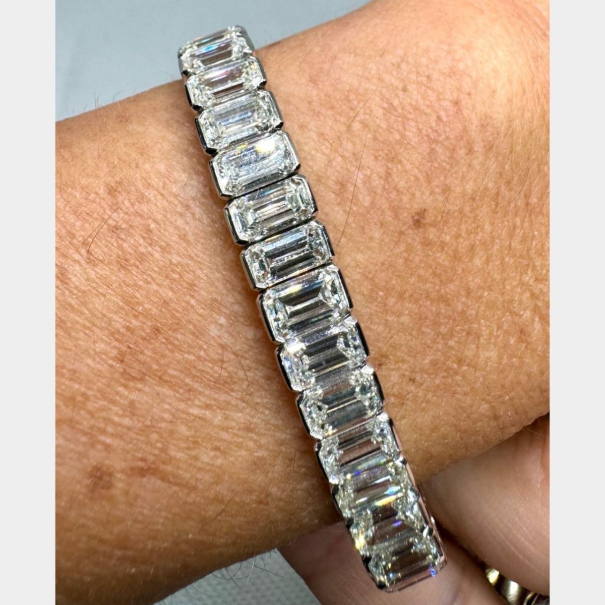 Diamond and Platinum Bracelet